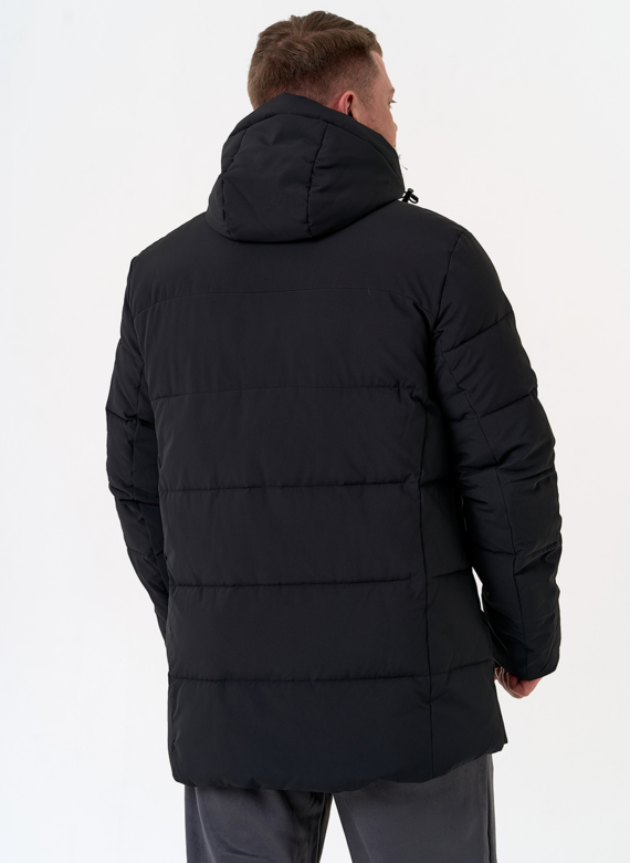 Мужской пуховик с капюшоном