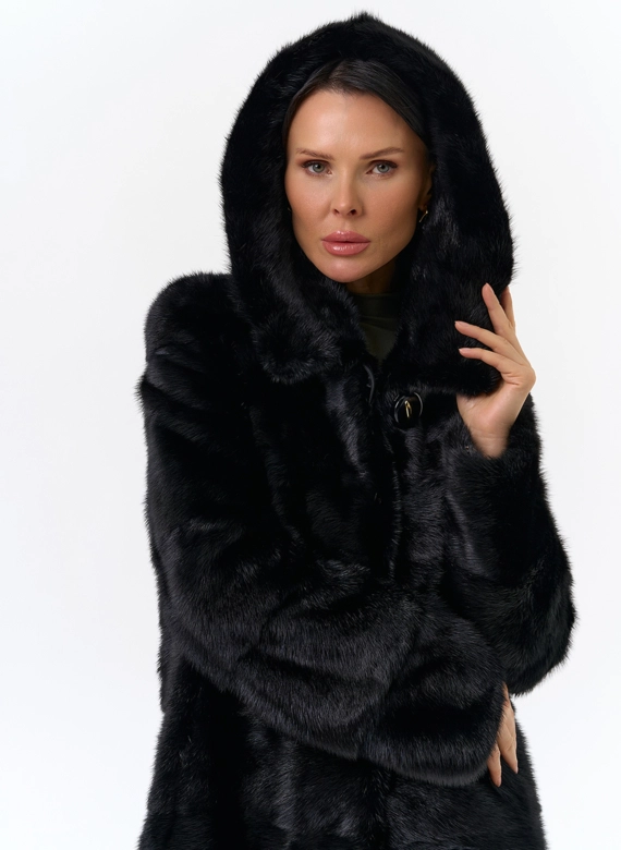 Шуба из норки