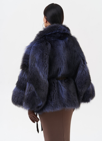 Шуба из енота летучая мышь