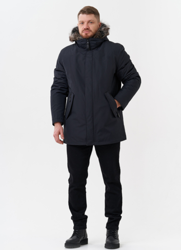 Парка мужская на мехе из волка